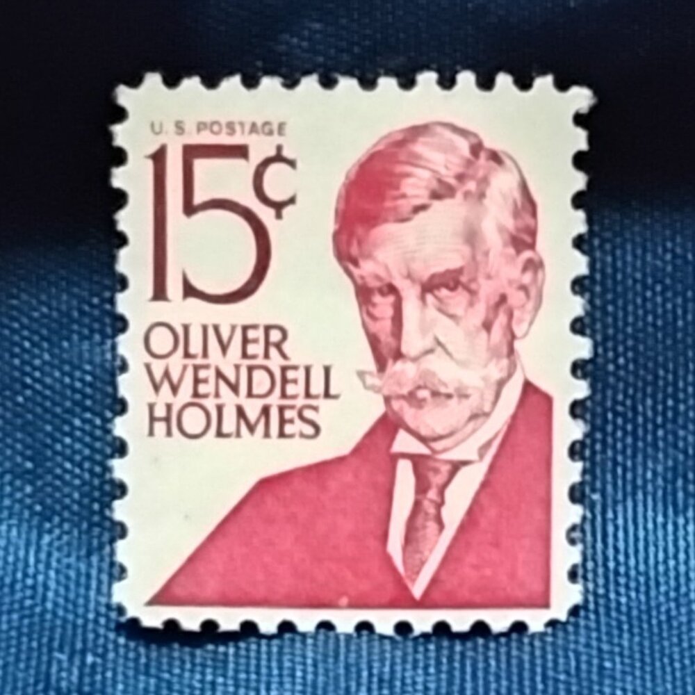 Uncirculated USA 1978 Oliver Wendell Holmes 15 Cent Stamp!!